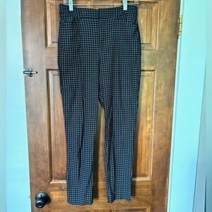 Nine West checkered skin ankle professional slacks size 10